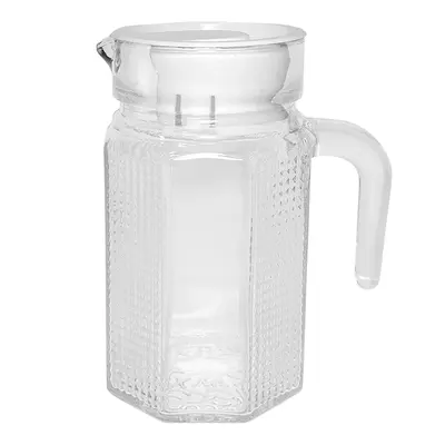 JARRA DE VIDRO COM TAMPA DE PLASTICO 500ML