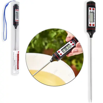 TERMOMETRO CULINARIO DIGITAL A BATERIA 23CM NO ESTOJO