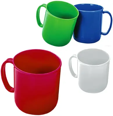 CANECA DE PLASTICO AVULSA COLORS 400ML