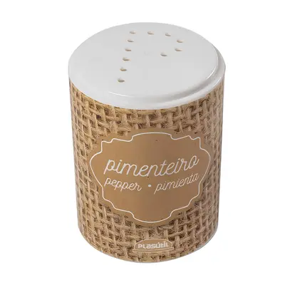 PIMENTEIRO DE MESA DE PLASTICO 100ML 7X5,5CM DE Ø