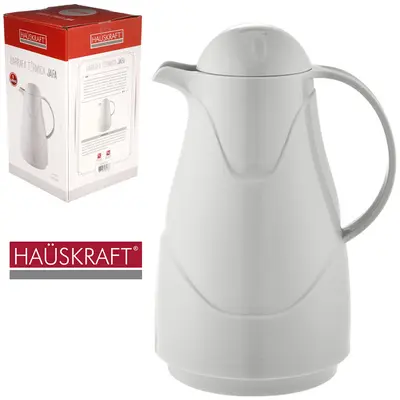 GARRAFA TERMICA COM AMPOLA DE VIDRO JAFA CINZA HAUSKRAFT 1L