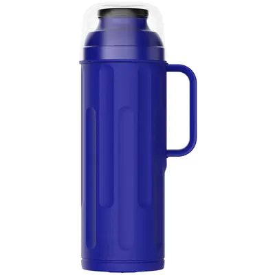 GARRAFA TERMICA COM AMPOLA DE VIDRO PERSONAL AZUL 1L