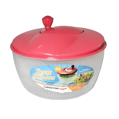 SECA SALADA DE PLASTICO DOCTOR PACK VERMELHO 4L