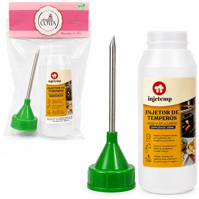 INJETOR DE TEMPEROS MODELO BISNAGA DE PLASTICO 350ML NA SOLAPA
