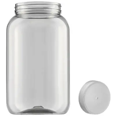 POTE DE PLASTICO REDONDO COM TAMPA DE ROSCA 3600ML