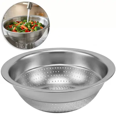 ESCORREDOR DE ARROZ E LEGUMES EM ALUMINIO 28CM DE Ø