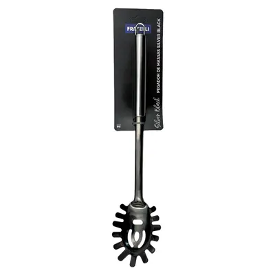 PEGADOR DE MASSAS DE INOX SILVER BLACK 31X6CM