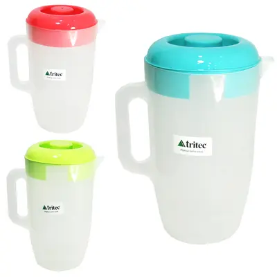 JARRA DE PLASTICO COM TAMPA COLORS 4L