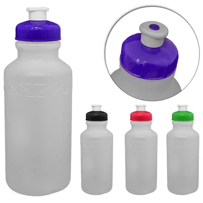 GARRAFA SQUEEZE ESPORTIVA DE PLASTICO PP COM TAMPA COLORS 500ML