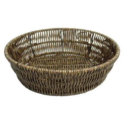 CESTA DE PLASTICO TIPO VIME REDONDA 8,5X28CM DE Ø