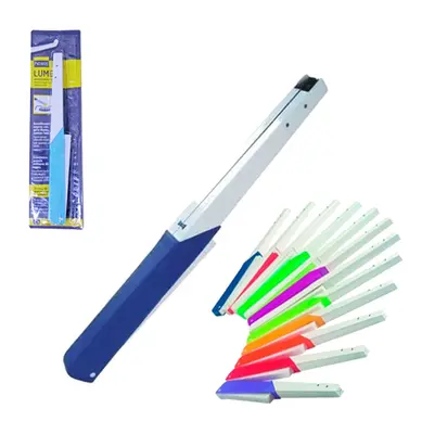 ACENDEDOR DE FOGAO A PEDRA LUME COLORS 22,5CM NA CARTELA