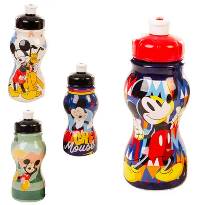 GARRAFA SQUEEZE SLEEVE DE PLASTICO PP MICKEY 250ML
