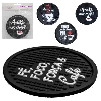 PORTA COPO DE SILICONE REDONDO FACILITE.UD 10CM DE Ø