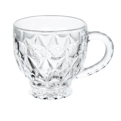 CANECA XICARA DE VIDRO CRISTAL PARA CHA VIENNA 200ML