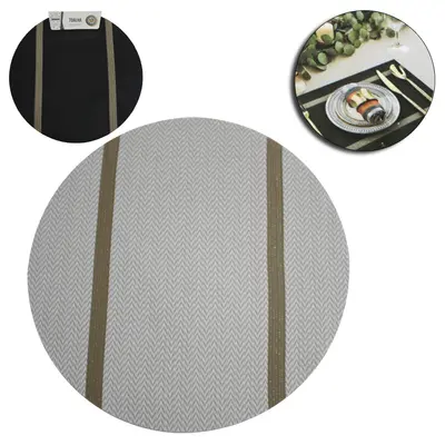 TOALHA LUGAR AMERICANO DE PVC REDONDA 38CM DE Ø
