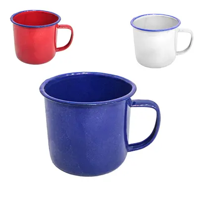 CANECA LISA ESMALTADA AGATA COLORS 80ML