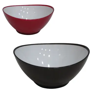 TIGELA SALADEIRA DE ACRILICO REDONDA 7X13,5CM DE Ø