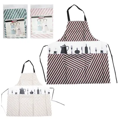 AVENTAL DE POLIESTER PARA COZINHA 71X65CM