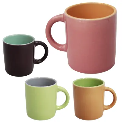 CANECA DE PORCELANA COLOR 80ML