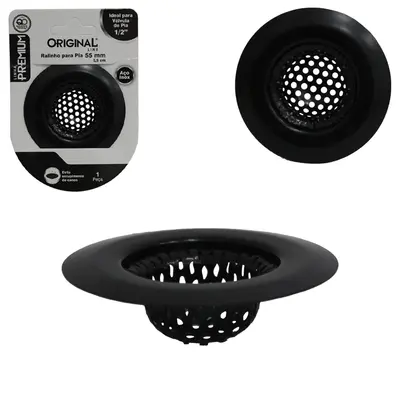 RALO DE INOX PARA PIA PEQUENO BLACK PREMIUM 5,5CM DE Ø ½''
