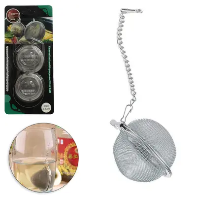 INFUSOR COADOR DE CHA DE INOX 4,5CM DE Ø