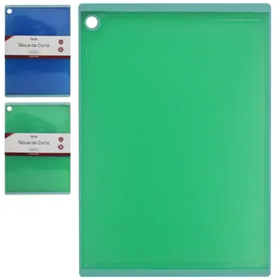 TABUA DE CORTE DE PLASTICO RETANGULAR FACILE 38X26,5CM