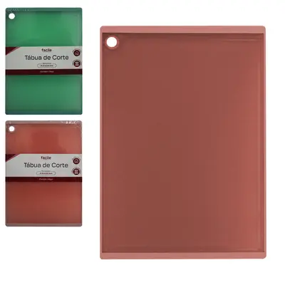 TABUA DE CORTE DE PLASTICO RETANGULAR FACILE 31,8X22,3CM