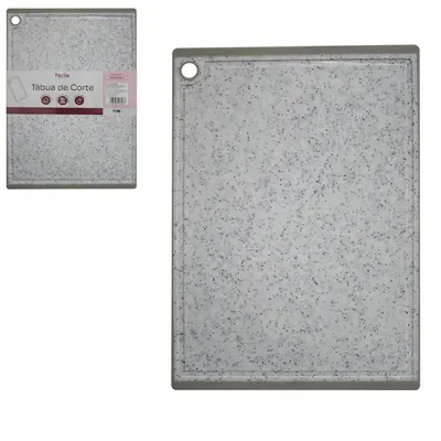 TABUA DE CORTE DE PLASTICO RETANGULAR MARMORE FACILE 31,8X22,3CM