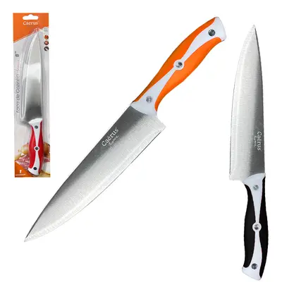 FACA DE CARNE / PEIXEIRA 8'' INOX CABO EMBORRACHADO TOQUIO