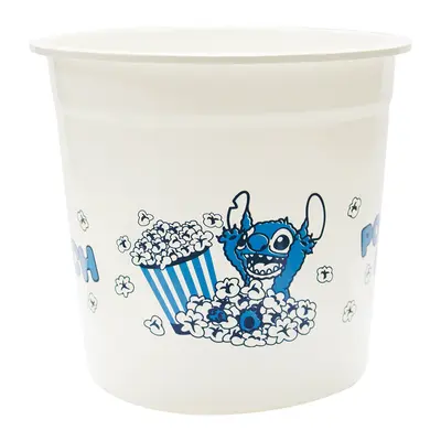 POTE BALDE DE PIPOCA DE PLASTICO STITCH 2500ML 16X17,5CM DE Ø