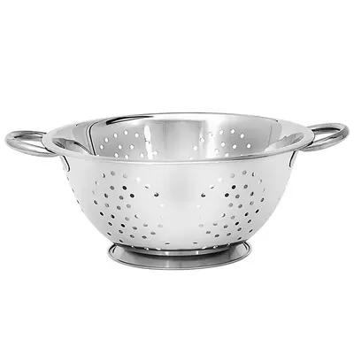 ESCORREDOR DE MASSAS DE INOX COM PE 8,4X30X24CM DE Ø