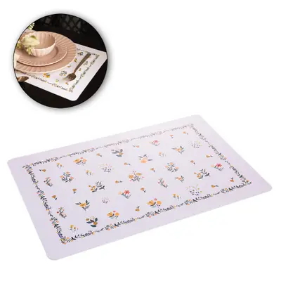 TOALHA LUGAR AMERICANO DE PLASTICO RETANGULAR PRIMAVERA 43,5X28,5CM