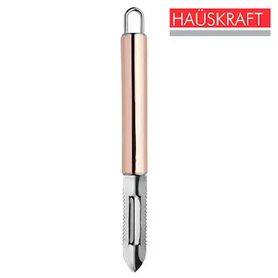 CORTADOR DESCASCADOR DE LEGUMES / FRUTAS DE INOX CABO METALIZADO ROSE GOLD HAUSKRAFT 19CM
