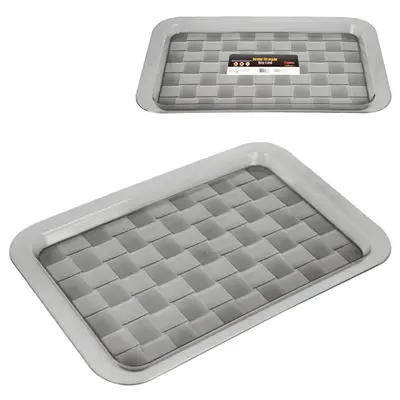 BANDEJA DE ACRILICO RETANGULAR IBIZA FUME PREMIUM 39,5X25,5CM