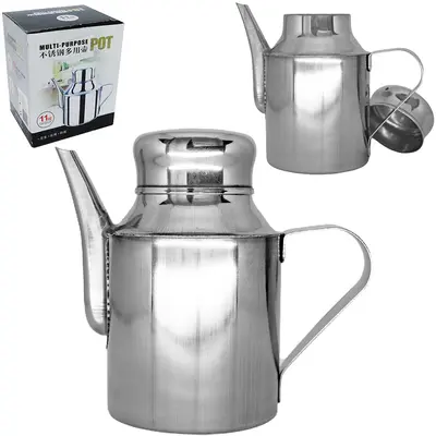 AZEITEIRO DE INOX 300ML NA CAIXA