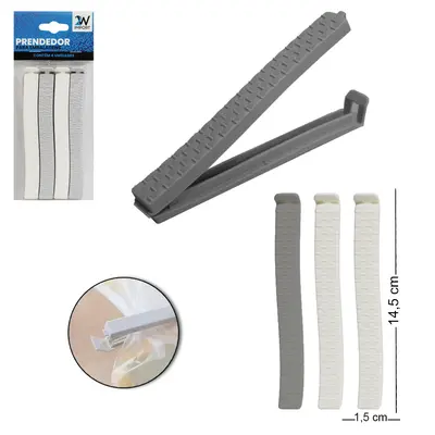 LACRA VEDA EMBALAGEM DE PLASTICO RATTAN MULTIUSO COLORS COM 4 PECAS 14,5X1,5CM