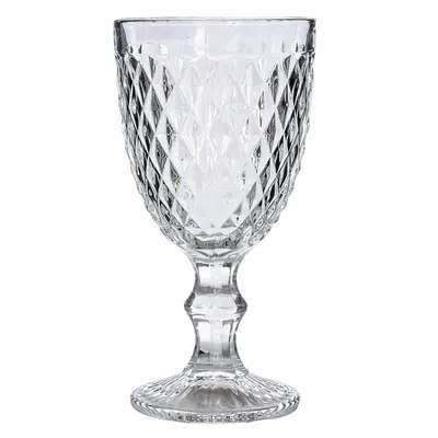 TACA DE VIDRO PARA AGUA / VINHO CRAVE 320ML