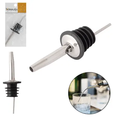 BICO ROLHA DOSADOR DE INOX 10X3CM