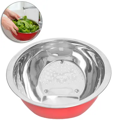 ESCORREDOR DE ARROZ CHERRY VERMELHO 20CM DE Ø
