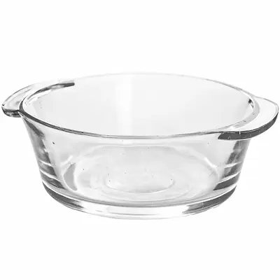 TIGELA DE VIDRO REDONDA PARA SOBREMESA COM ALCA 167ML