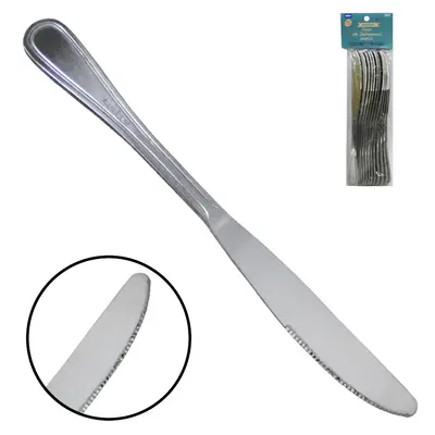 FACA DE SOBREMESA DE INOX BIANCA COM 12 PECAS 18,5CM NA SOLAPA