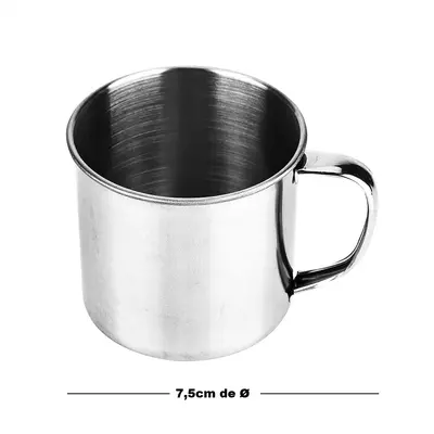 CANECA DE INOX 200ML