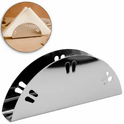 PORTA GUARDANAPO DE INOX 15X6,5X2,5CM