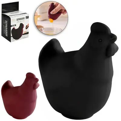 SEPARADOR DE GEMA DE SILICONE GALINHA 9X7X5CM