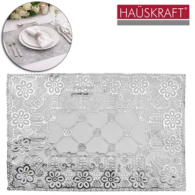 TOALHA LUGAR AMERICANO DE PVC RETANGULAR MALT QUAD HAUSKRAFT 45X30CM