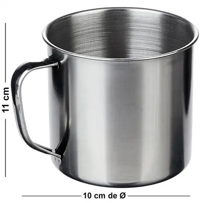 CANECA DE INOX 550ML