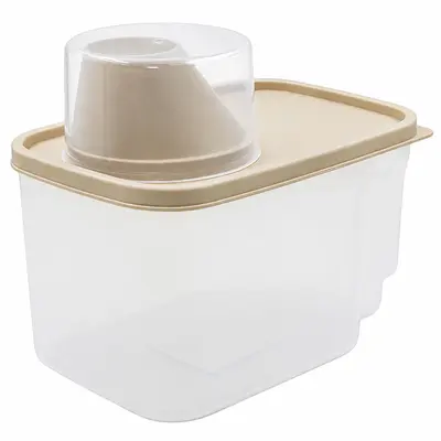 DISPENSER MULTIUSO DE PLASTICO COM COPO TAMPA NEX HOME 1500 / 180ML