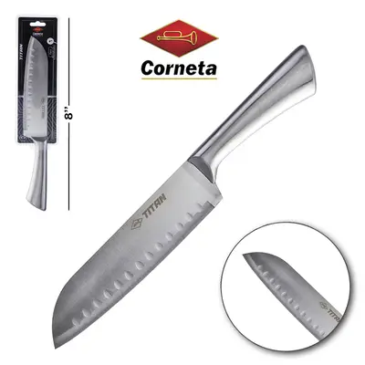 FACA SANTOKU DE INOX 8'' TITAN TD