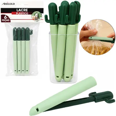 LACRA VEDA EMBALAGEM DE PLASTICO CACTO MULTIUSO COM 5 PECAS + SUPORTE MAGNETICO