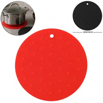 DESCANSO DE PANELA DE SILICONE REDONDO 16CM DE Ø